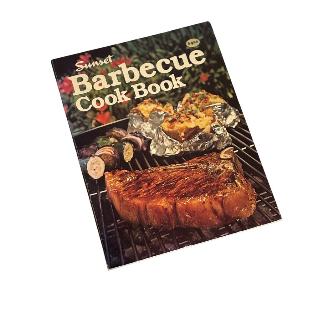 VTG '80s Sunset Barbecue Cookbook, Excellent Condition!